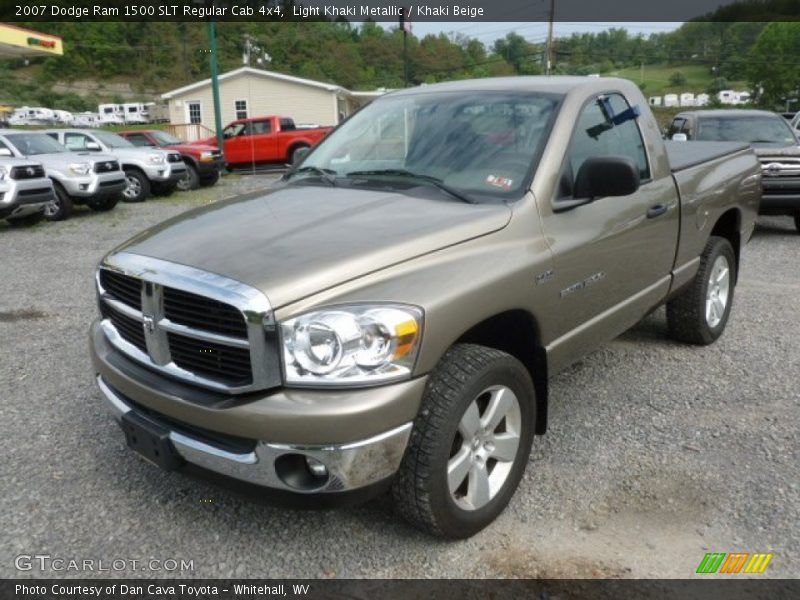Light Khaki Metallic / Khaki Beige 2007 Dodge Ram 1500 SLT Regular Cab 4x4