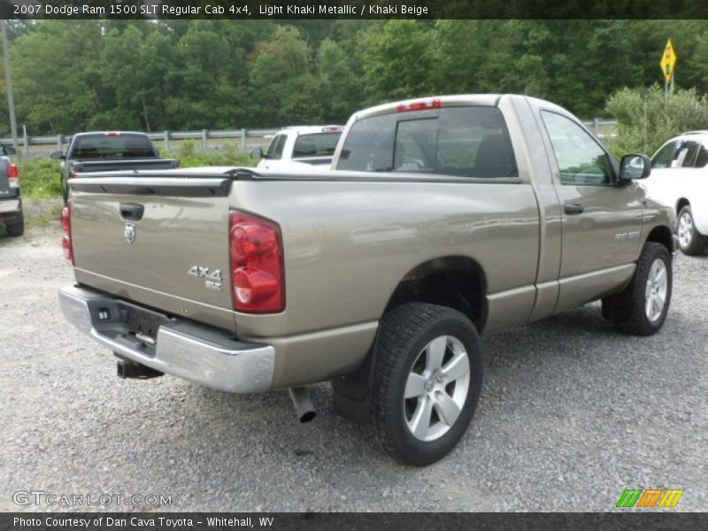 Light Khaki Metallic / Khaki Beige 2007 Dodge Ram 1500 SLT Regular Cab 4x4