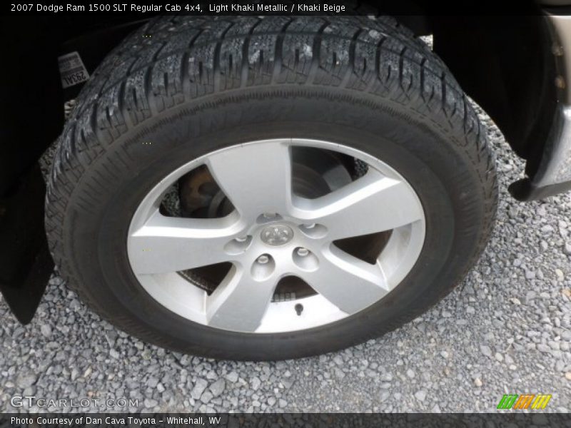 Light Khaki Metallic / Khaki Beige 2007 Dodge Ram 1500 SLT Regular Cab 4x4