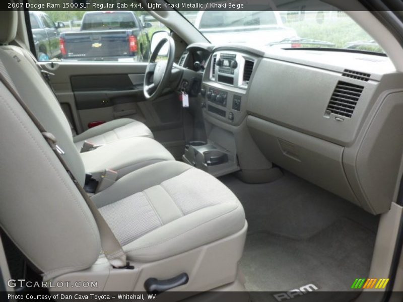 Light Khaki Metallic / Khaki Beige 2007 Dodge Ram 1500 SLT Regular Cab 4x4