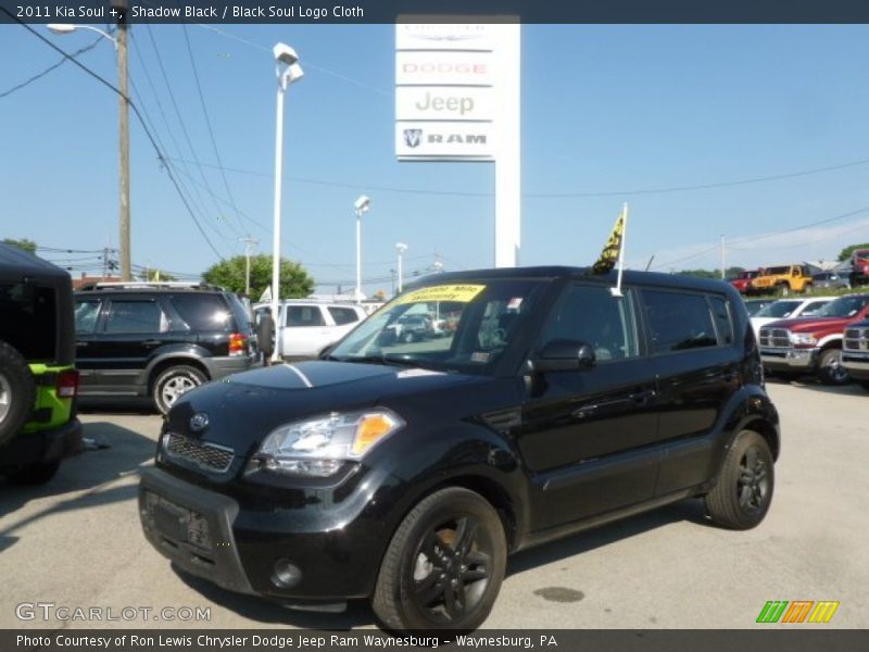 Shadow Black / Black Soul Logo Cloth 2011 Kia Soul +