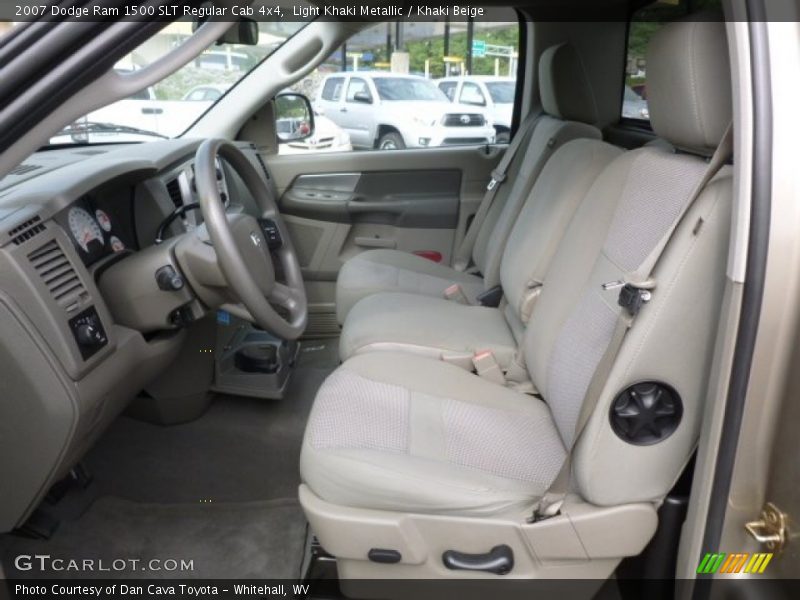 Light Khaki Metallic / Khaki Beige 2007 Dodge Ram 1500 SLT Regular Cab 4x4