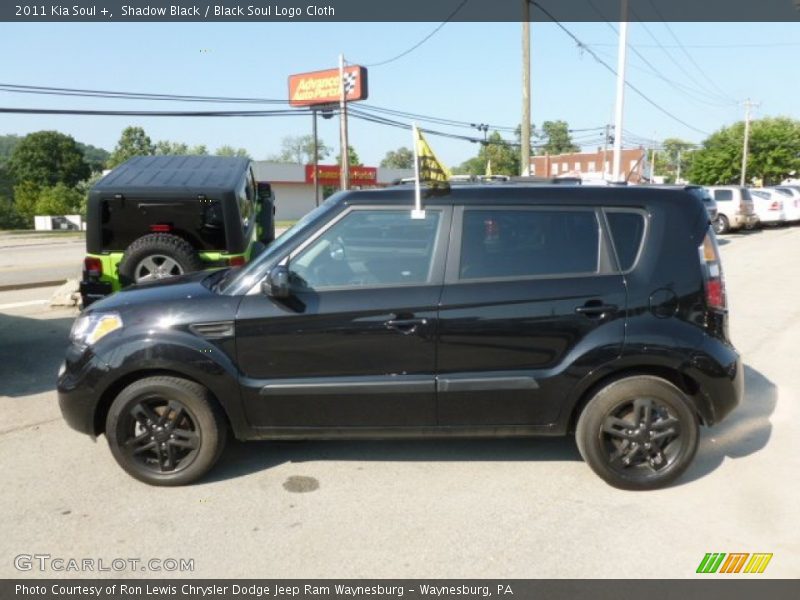 Shadow Black / Black Soul Logo Cloth 2011 Kia Soul +