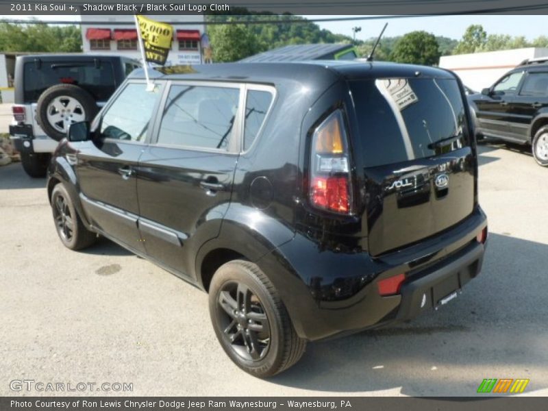 Shadow Black / Black Soul Logo Cloth 2011 Kia Soul +
