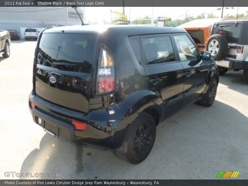 Shadow Black / Black Soul Logo Cloth 2011 Kia Soul +
