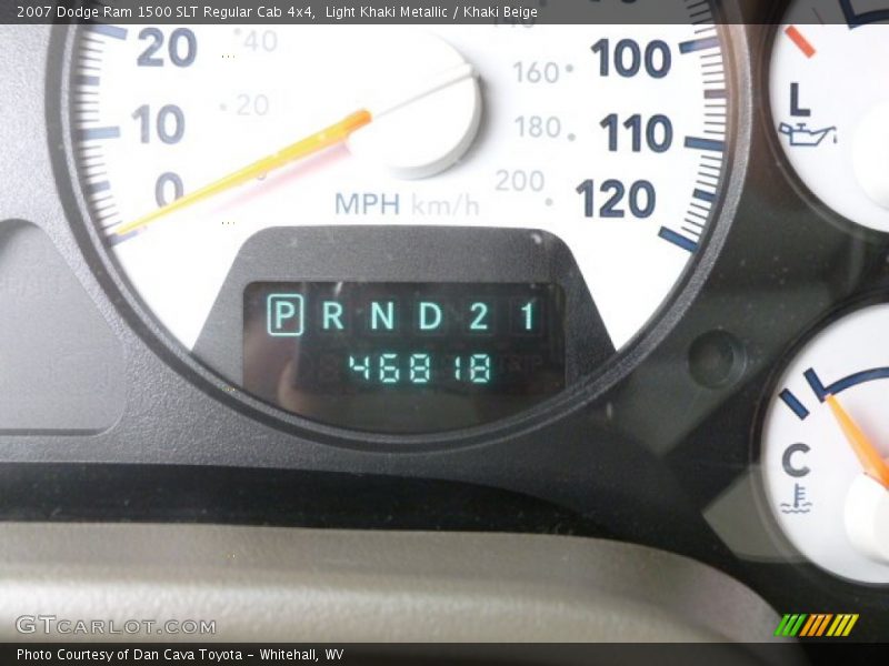 Light Khaki Metallic / Khaki Beige 2007 Dodge Ram 1500 SLT Regular Cab 4x4