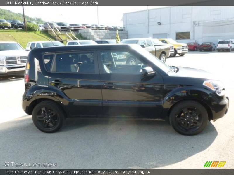 Shadow Black / Black Soul Logo Cloth 2011 Kia Soul +