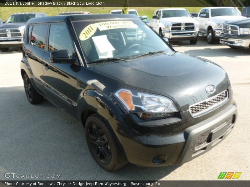 Shadow Black / Black Soul Logo Cloth 2011 Kia Soul +