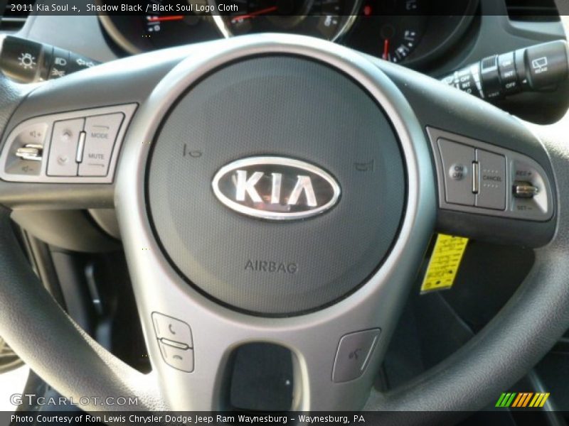 Shadow Black / Black Soul Logo Cloth 2011 Kia Soul +