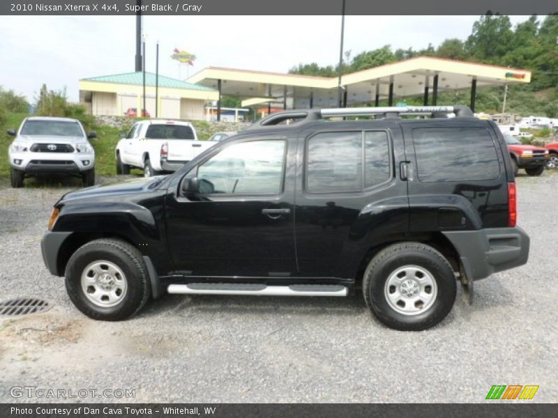 Super Black / Gray 2010 Nissan Xterra X 4x4