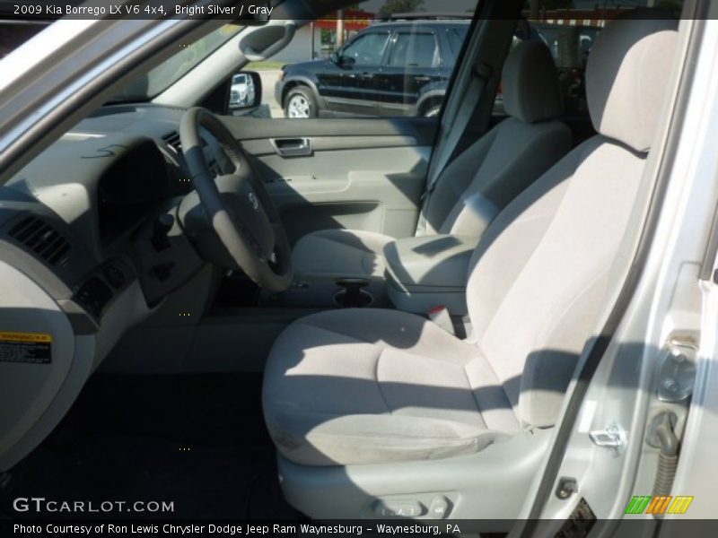 Bright Silver / Gray 2009 Kia Borrego LX V6 4x4