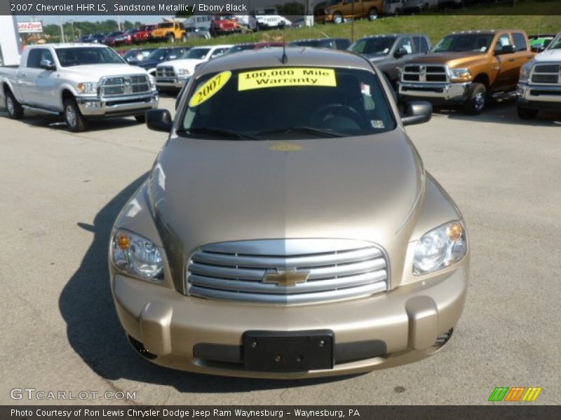 Sandstone Metallic / Ebony Black 2007 Chevrolet HHR LS