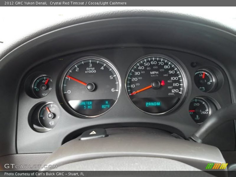 Crystal Red Tintcoat / Cocoa/Light Cashmere 2012 GMC Yukon Denali