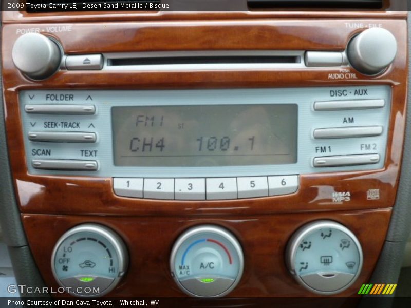 Desert Sand Metallic / Bisque 2009 Toyota Camry LE