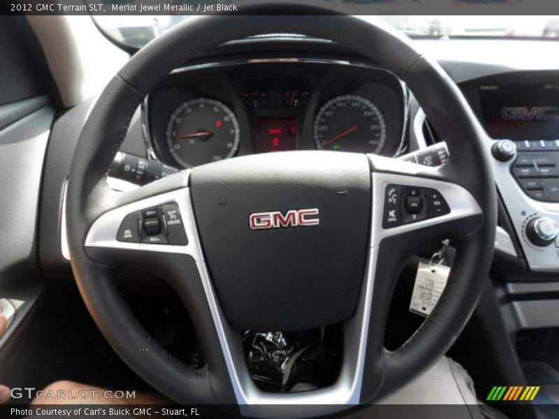 Merlot Jewel Metallic / Jet Black 2012 GMC Terrain SLT