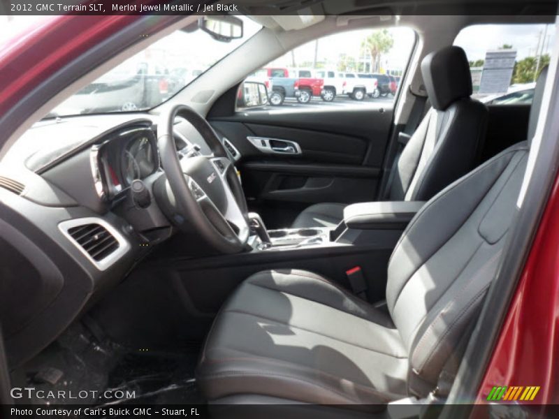 Merlot Jewel Metallic / Jet Black 2012 GMC Terrain SLT