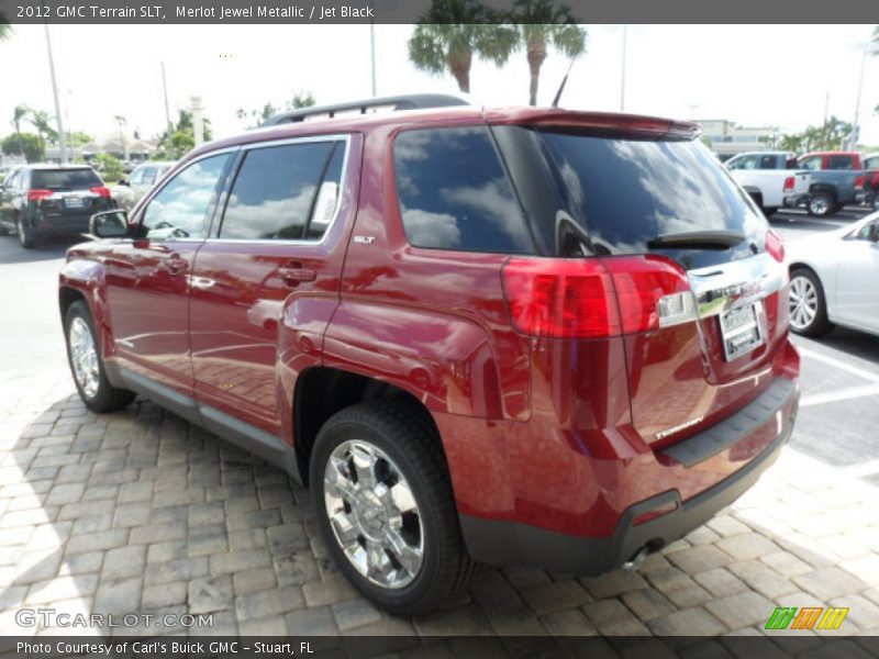 Merlot Jewel Metallic / Jet Black 2012 GMC Terrain SLT