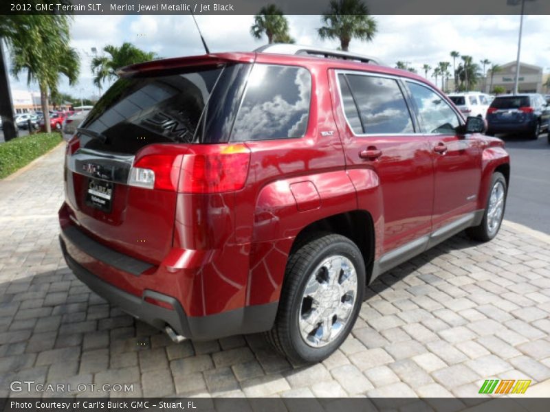 Merlot Jewel Metallic / Jet Black 2012 GMC Terrain SLT