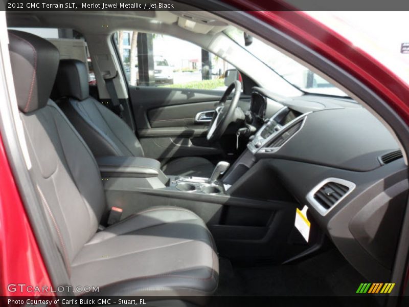 Merlot Jewel Metallic / Jet Black 2012 GMC Terrain SLT