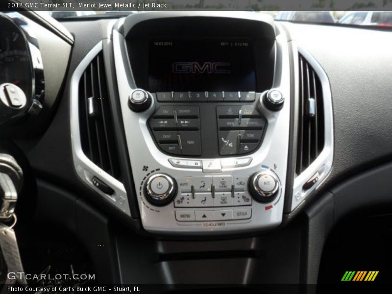 Merlot Jewel Metallic / Jet Black 2012 GMC Terrain SLT