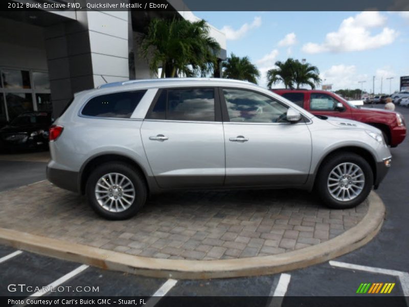 Quicksilver Metallic / Ebony 2012 Buick Enclave FWD