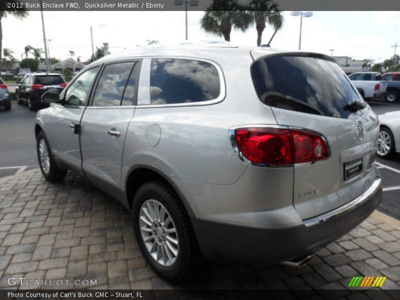 Quicksilver Metallic / Ebony 2012 Buick Enclave FWD