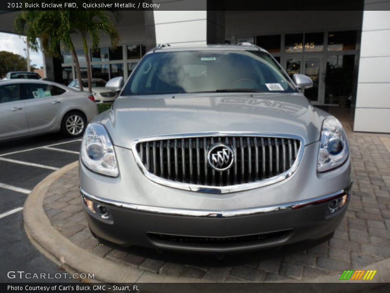 Quicksilver Metallic / Ebony 2012 Buick Enclave FWD