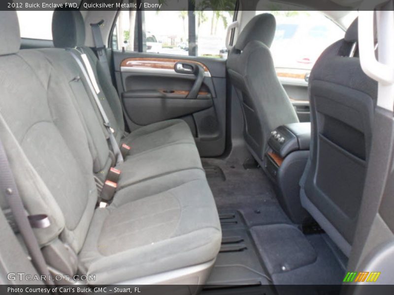 Rear Seat of 2012 Enclave FWD