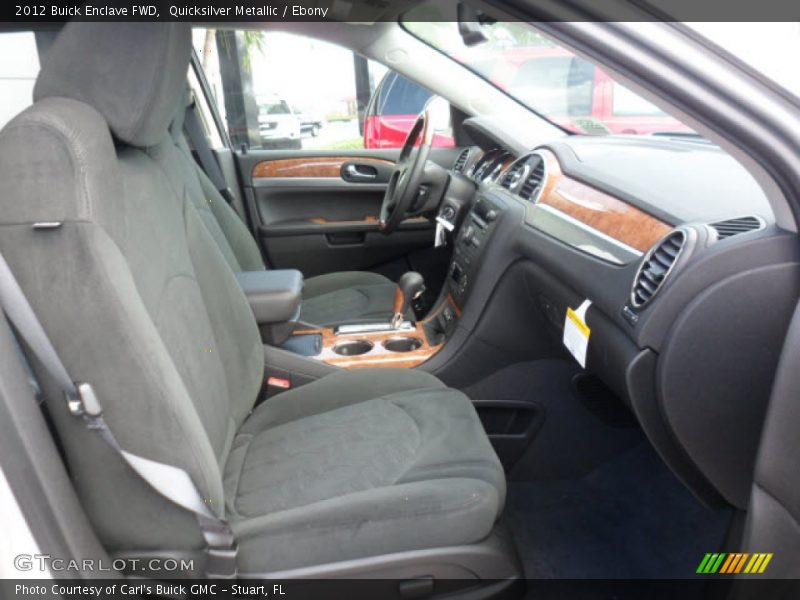Quicksilver Metallic / Ebony 2012 Buick Enclave FWD