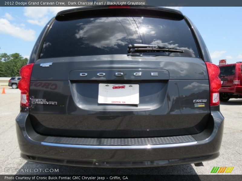 Dark Charcoal Pearl / Black/Light Graystone 2012 Dodge Grand Caravan Crew