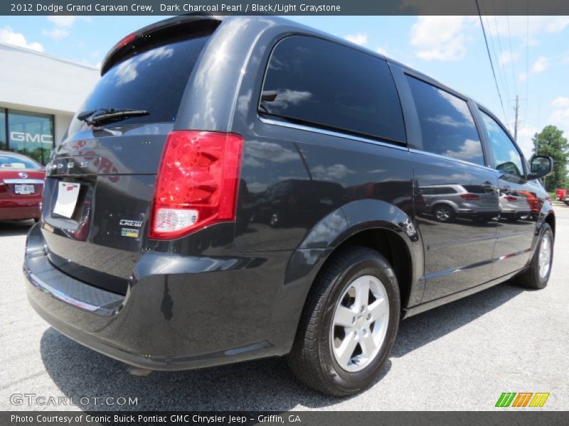 Dark Charcoal Pearl / Black/Light Graystone 2012 Dodge Grand Caravan Crew