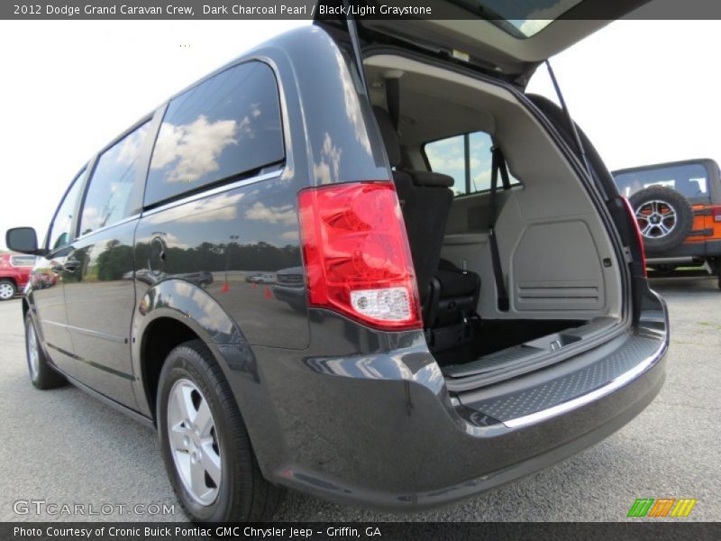 Dark Charcoal Pearl / Black/Light Graystone 2012 Dodge Grand Caravan Crew