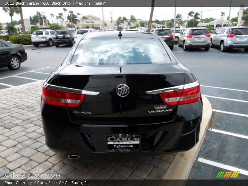 Black Onyx / Medium Titanium 2012 Buick Verano FWD