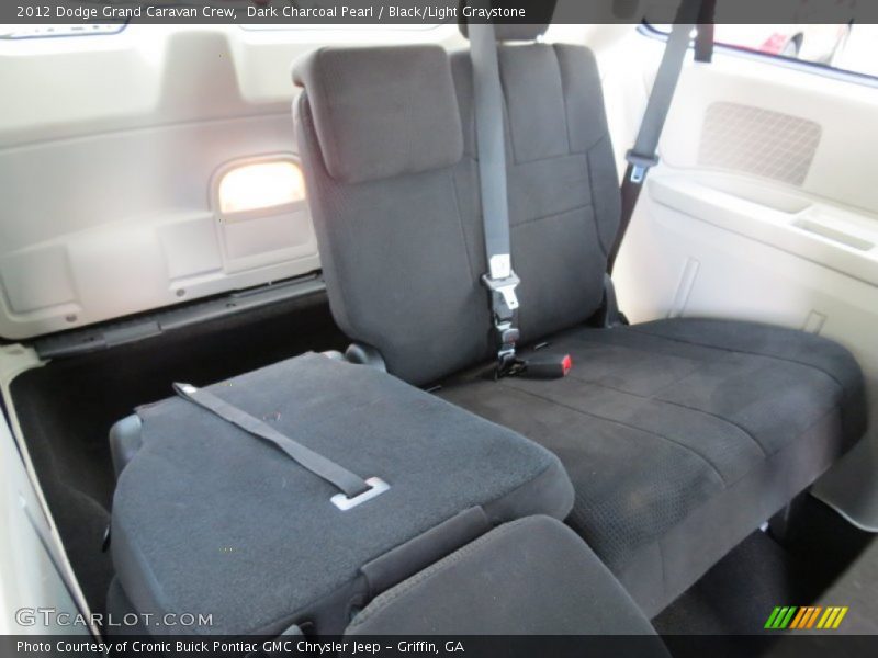 Dark Charcoal Pearl / Black/Light Graystone 2012 Dodge Grand Caravan Crew