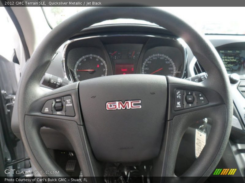 Quicksilver Metallic / Jet Black 2012 GMC Terrain SLE