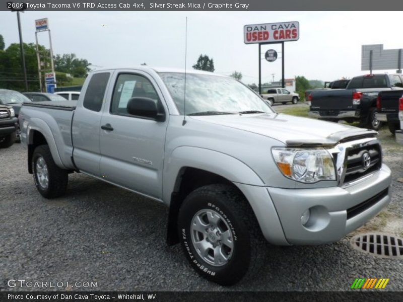 Silver Streak Mica / Graphite Gray 2006 Toyota Tacoma V6 TRD Access Cab 4x4