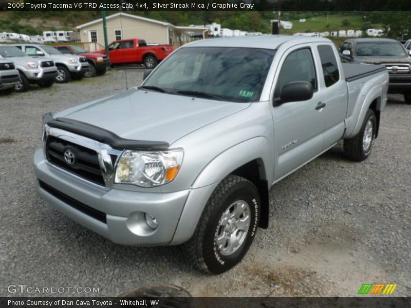 Silver Streak Mica / Graphite Gray 2006 Toyota Tacoma V6 TRD Access Cab 4x4