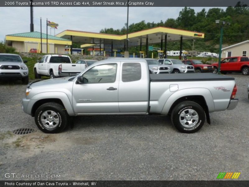 Silver Streak Mica / Graphite Gray 2006 Toyota Tacoma V6 TRD Access Cab 4x4