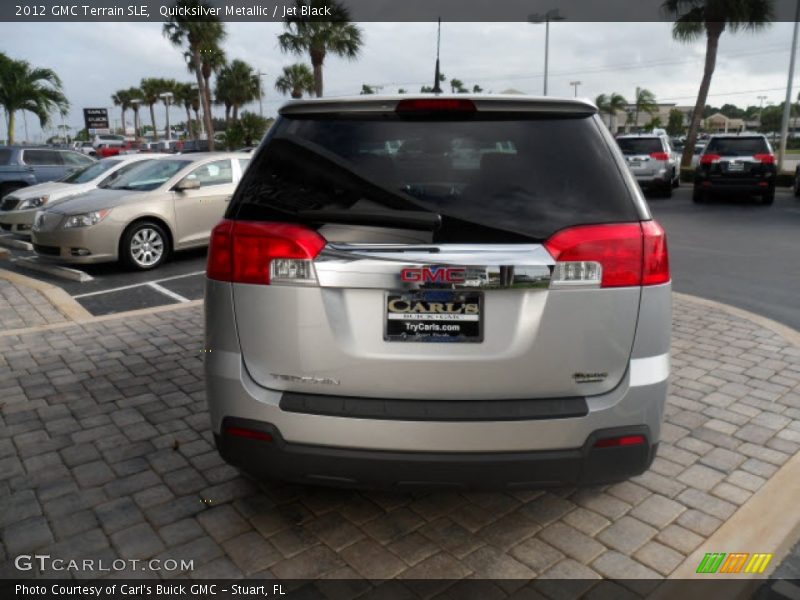 Quicksilver Metallic / Jet Black 2012 GMC Terrain SLE