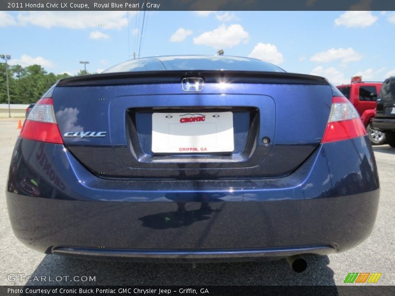 Royal Blue Pearl / Gray 2011 Honda Civic LX Coupe