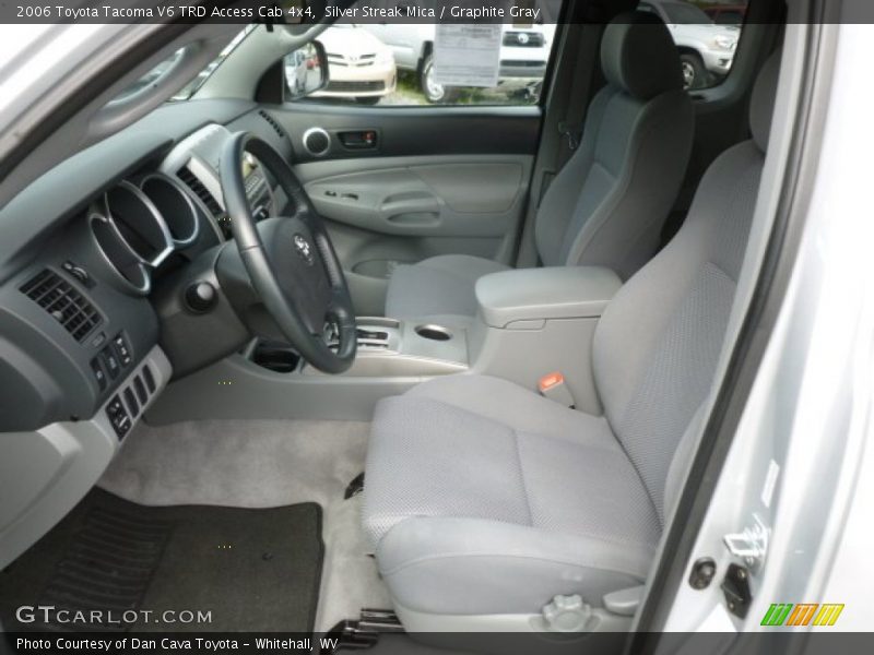 Silver Streak Mica / Graphite Gray 2006 Toyota Tacoma V6 TRD Access Cab 4x4