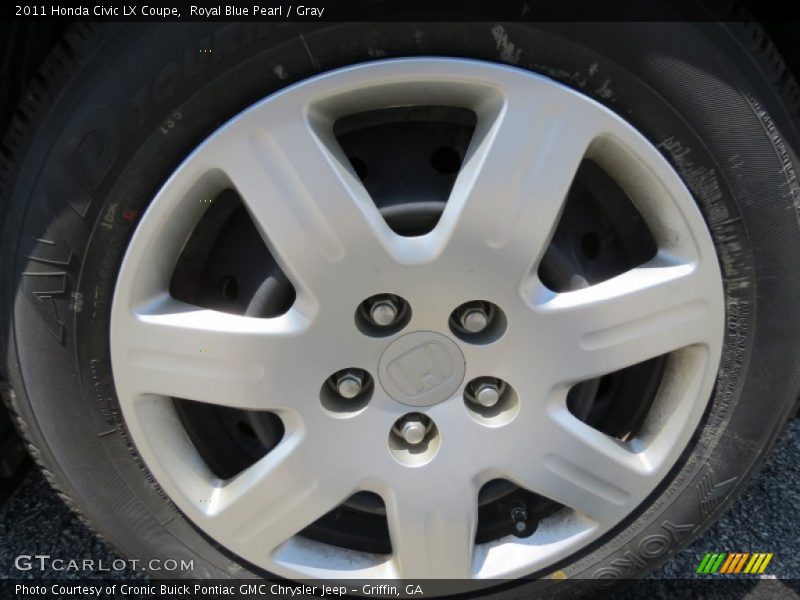 Royal Blue Pearl / Gray 2011 Honda Civic LX Coupe