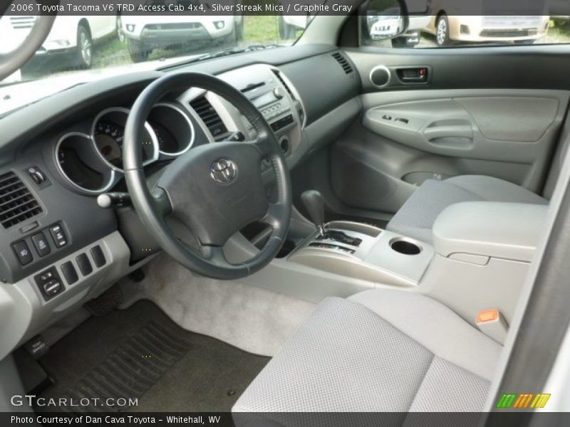 Silver Streak Mica / Graphite Gray 2006 Toyota Tacoma V6 TRD Access Cab 4x4