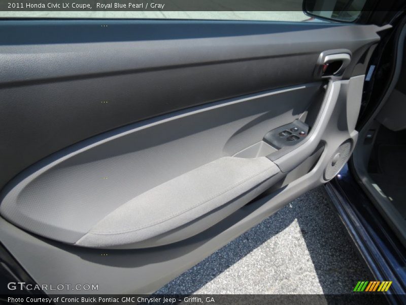 Royal Blue Pearl / Gray 2011 Honda Civic LX Coupe