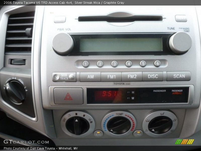 Silver Streak Mica / Graphite Gray 2006 Toyota Tacoma V6 TRD Access Cab 4x4