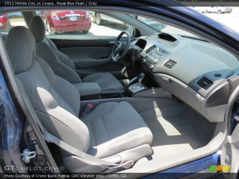 Royal Blue Pearl / Gray 2011 Honda Civic LX Coupe