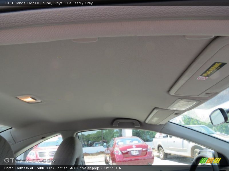 Royal Blue Pearl / Gray 2011 Honda Civic LX Coupe
