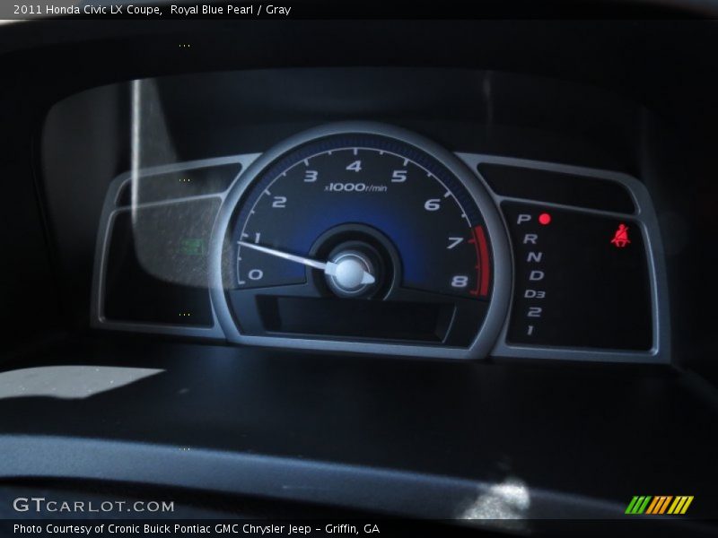 Royal Blue Pearl / Gray 2011 Honda Civic LX Coupe