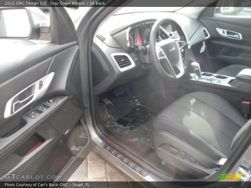 Gray Green Metallic / Jet Black 2012 GMC Terrain SLE