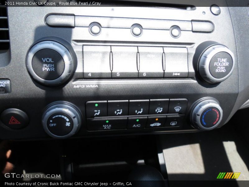 Royal Blue Pearl / Gray 2011 Honda Civic LX Coupe